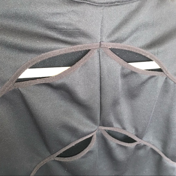 S ASICS fleece lined running top with thumb holes - Picture 4 of 5